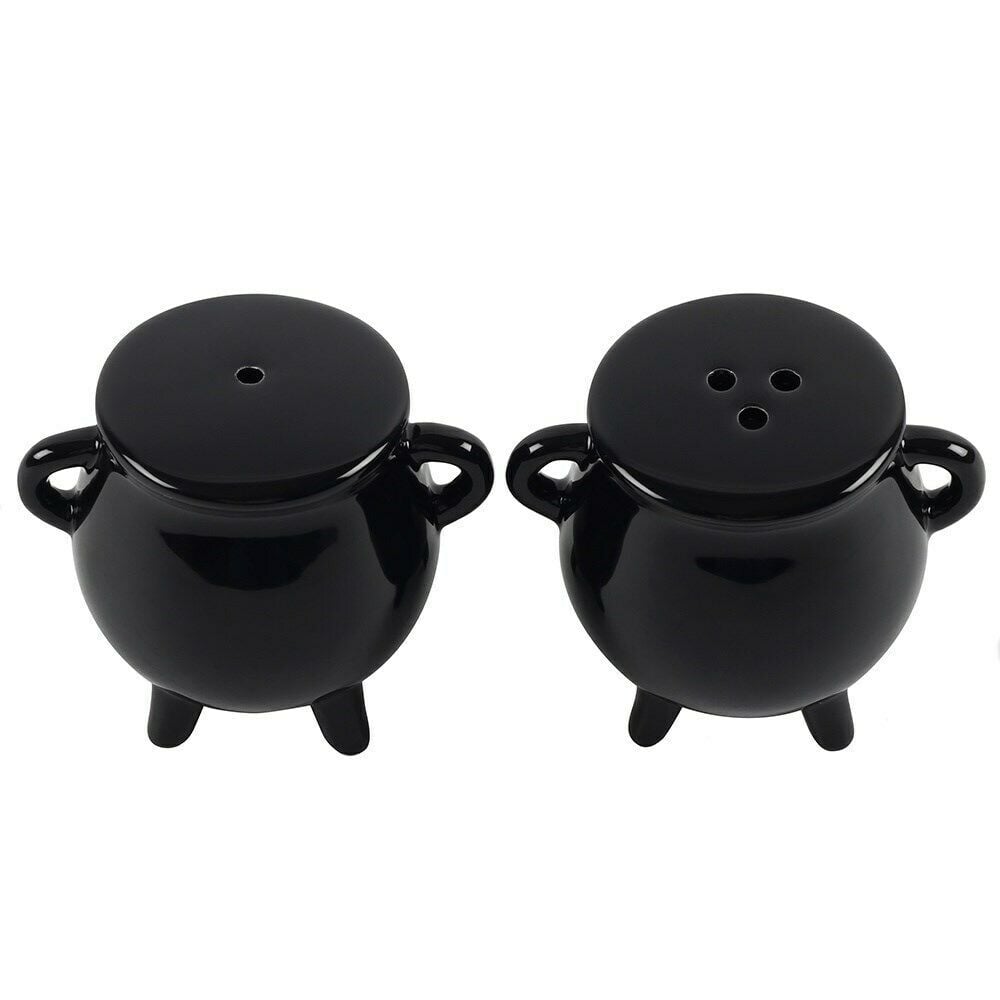 Cauldron Salt and Pepper Cruet Set