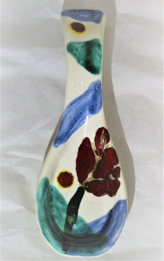 Small Spoon Rest - Tchalenko Poppy Tribute