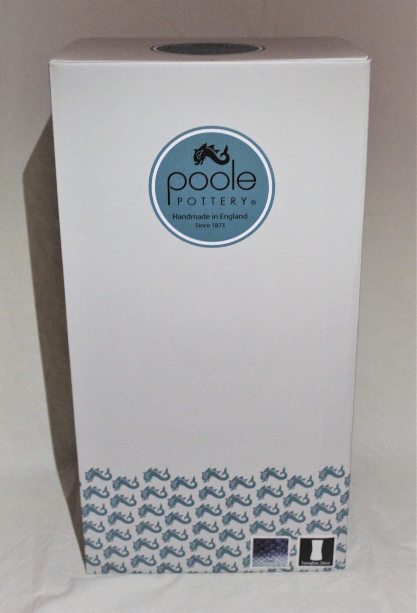 34cm Hourglass Vase - Ocean design