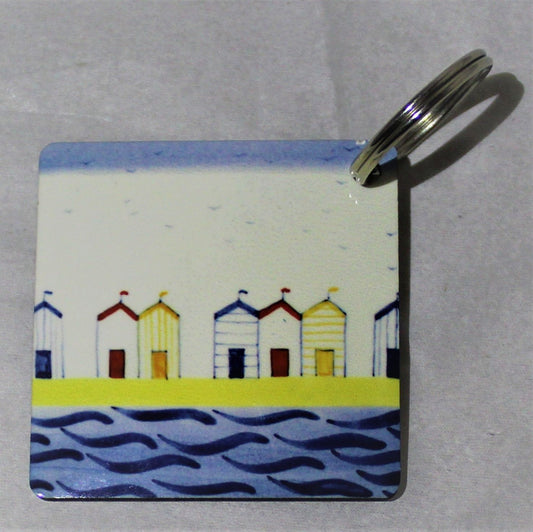 Keyring - Beach Huts
