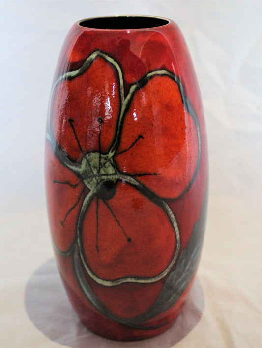 Torpedo vase - Studio Poole Poppyfield