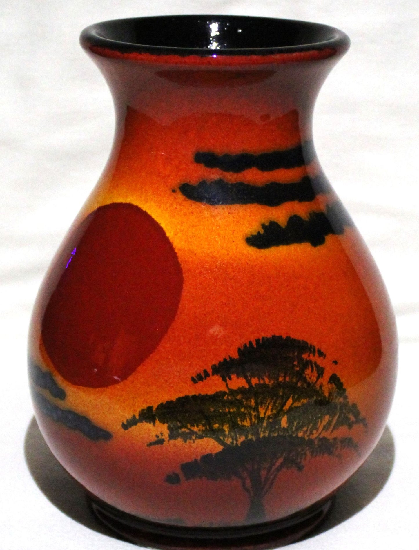 Hand-thrown Venetian vase - Studio Poole African Sky