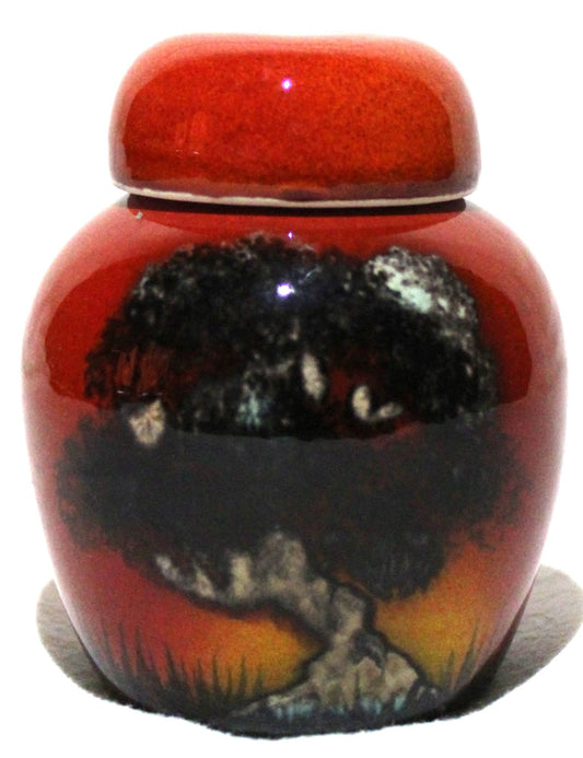 Hand-thrown, mini Ginger jar/Vase - Bonsai Tree design