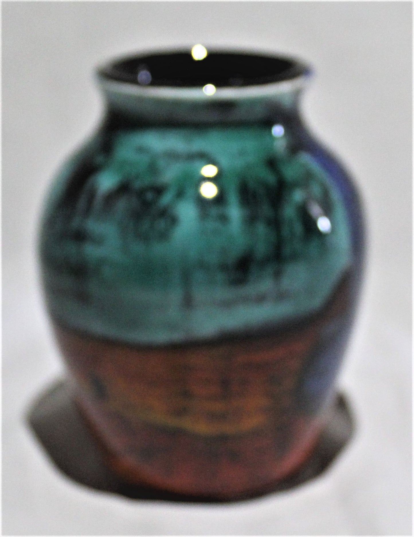Hand-thrown, Gemstones Mini Roman Vase