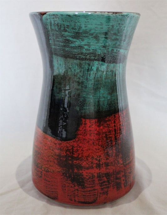 19cm Hand-thrown Vase - Gemstones design