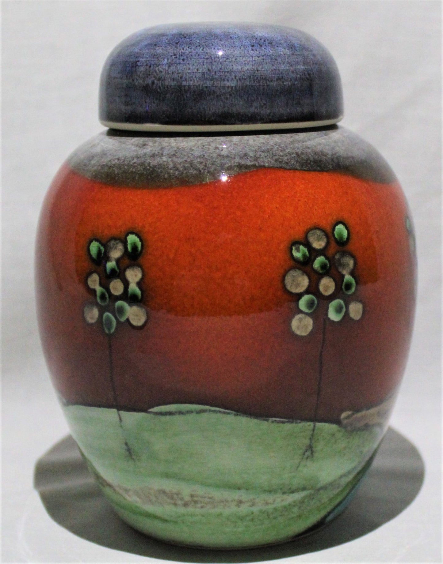 Hand Thrown Ginger Jar - Sunrise