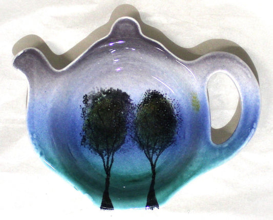 Tea Bag Tidy - Studio Poole Trees in the Mist