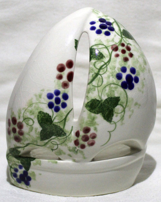 Tealight holder - Studio Poole Winter Vine design