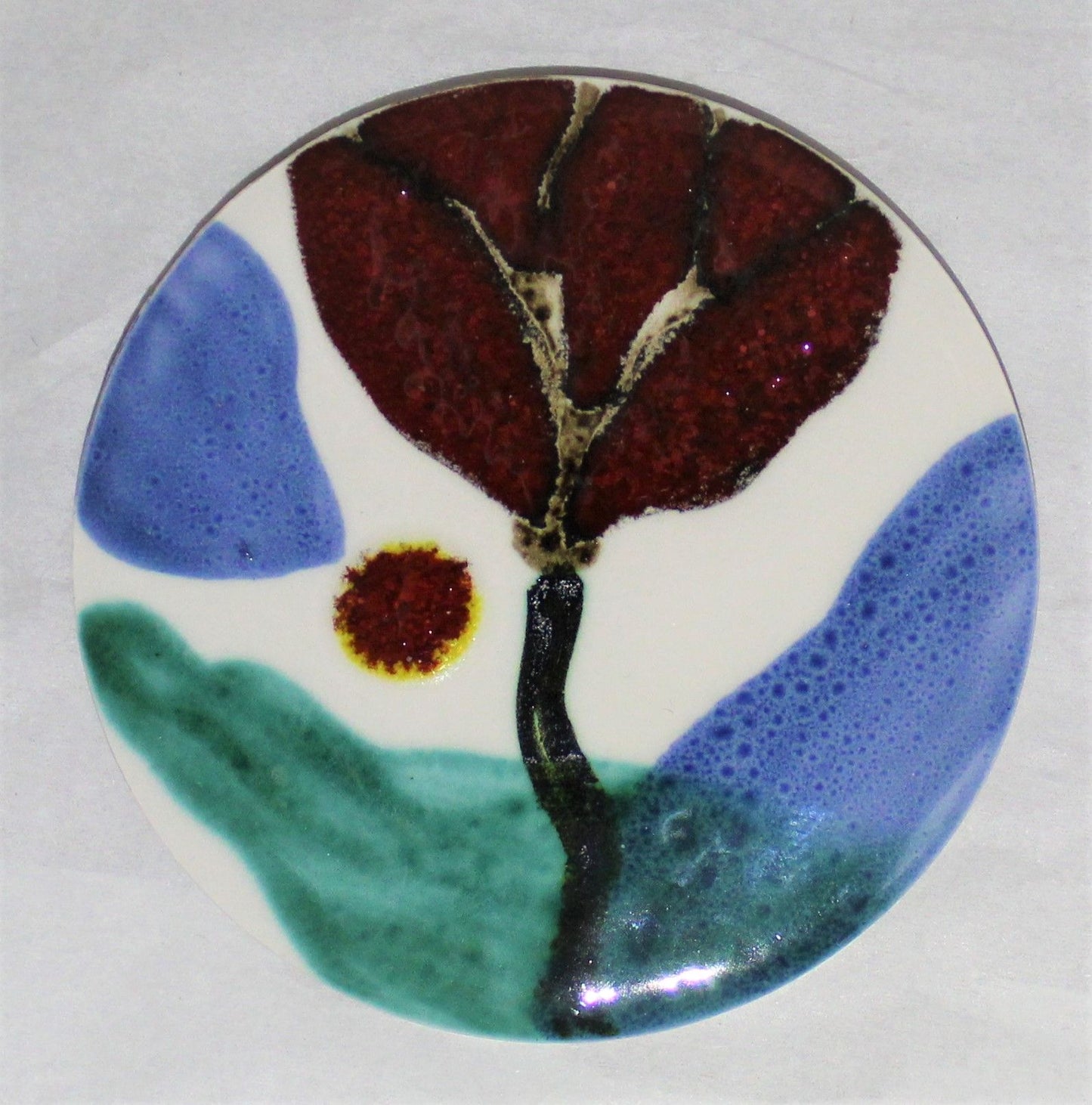 Coaster Cork backed for protection- Tchalenko Poppy Tribute