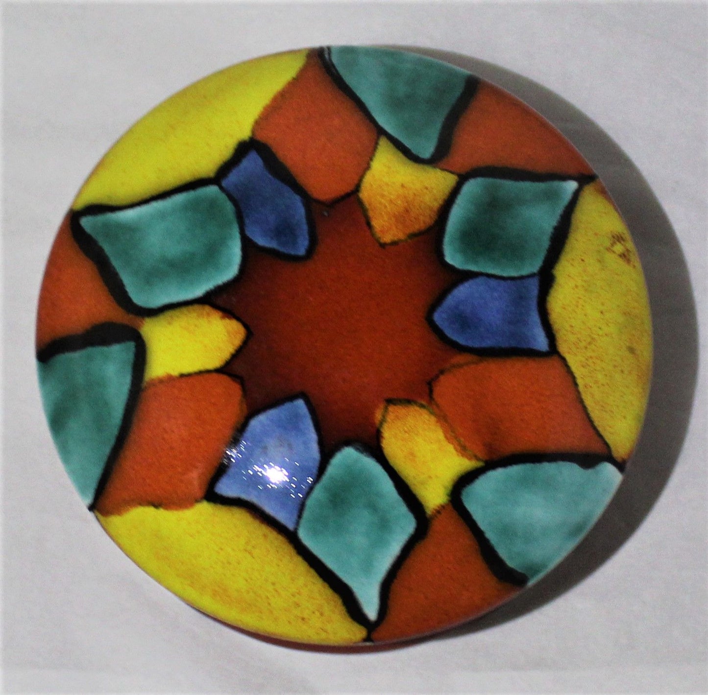 Large Trinket Box - Studio Poole Harlequin