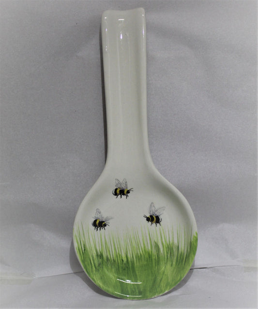 Large Spoon Rest - Bees design