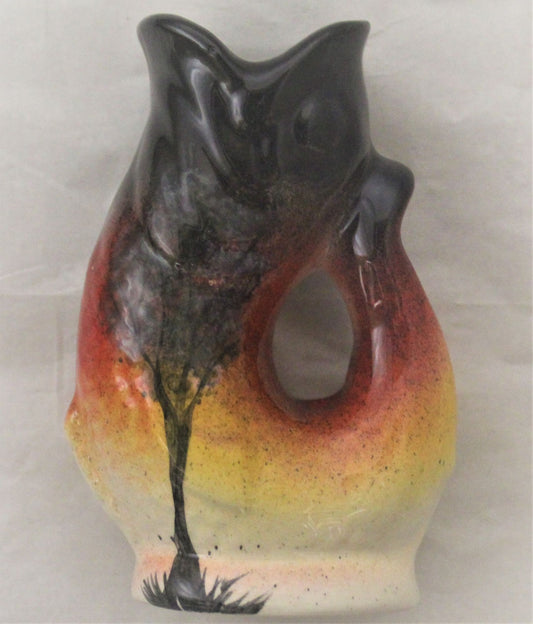 Miniature Gurgle Jug - Sunset Trees
