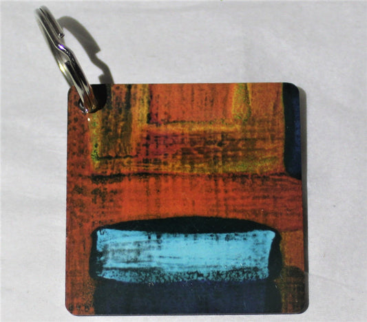 Keyring - Gemstones Poole Pottery Pattern