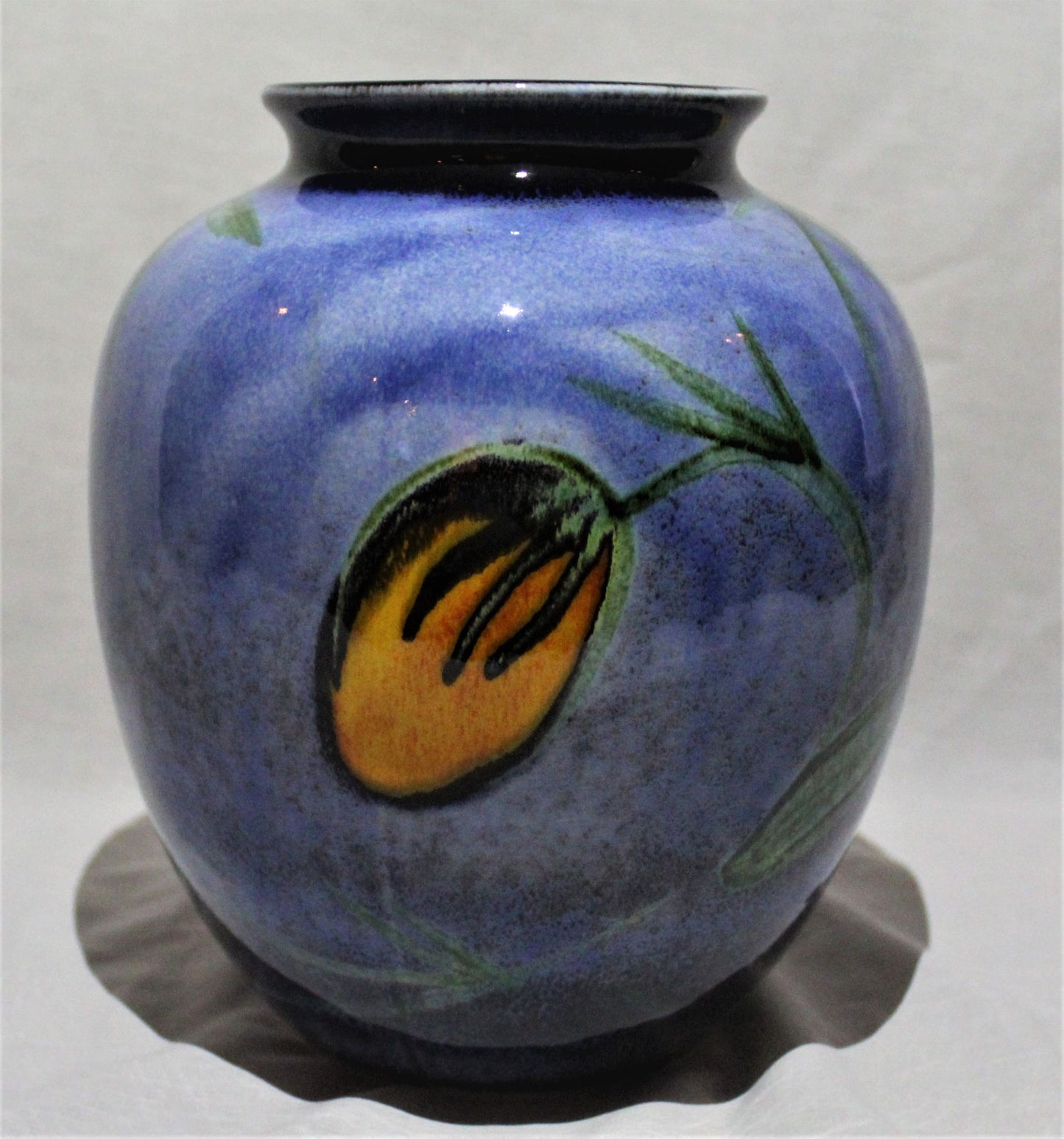Bulbous Vase - Wild Poppy