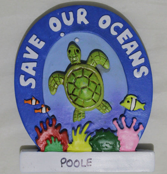 Studio Poole 2025 Turtle Resin Magnet