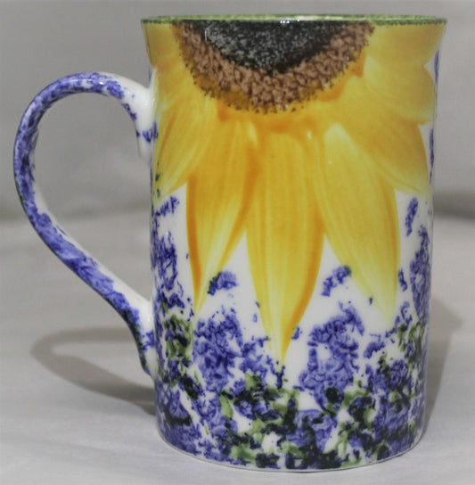 Tall Bone China Mug - Studio Poole Vincent design