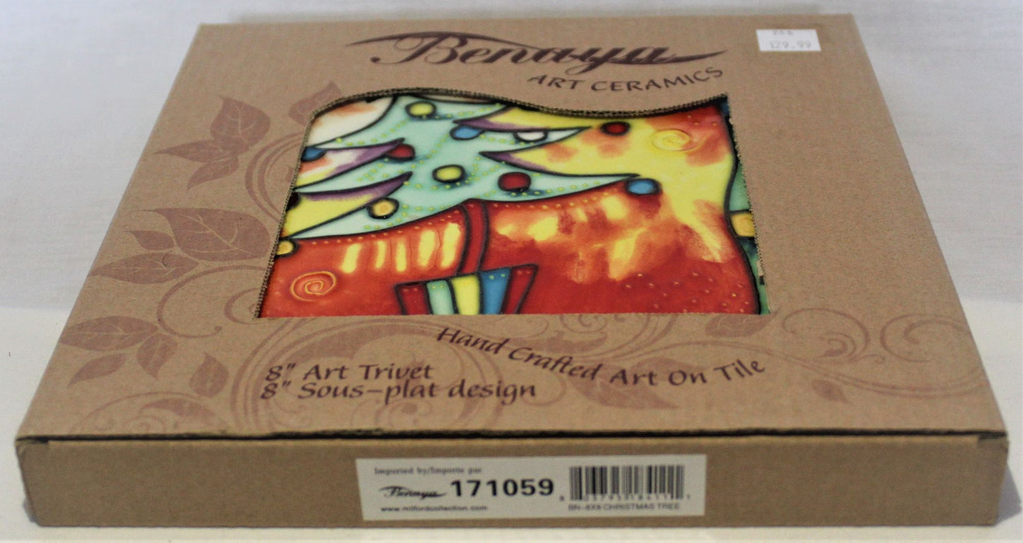 Ceramic Trivet - Christmas Tree