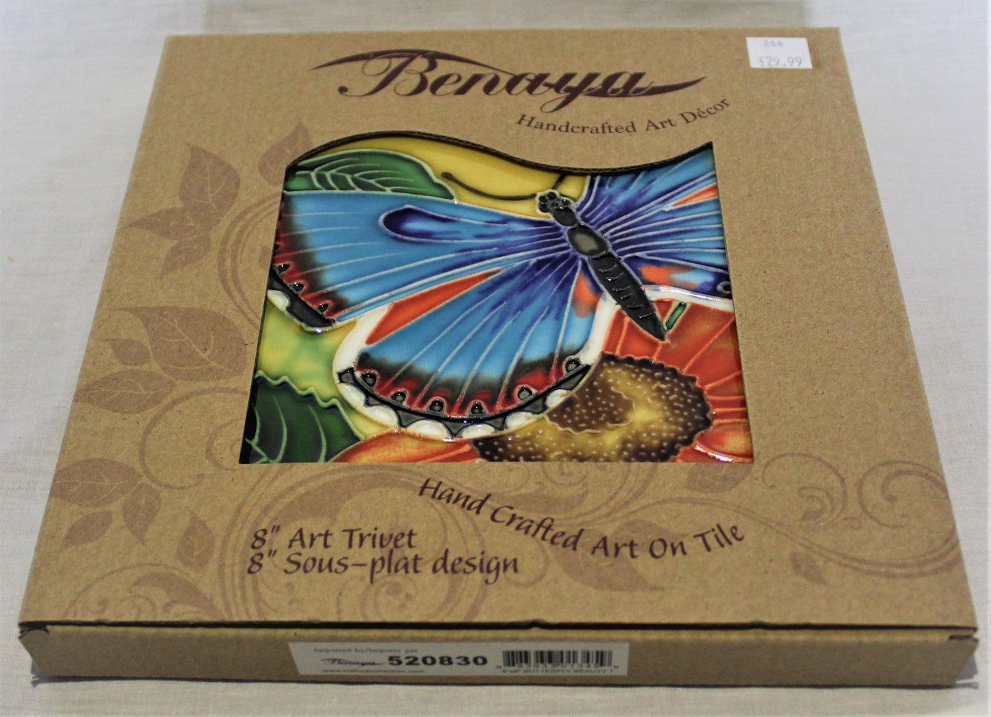 Ceramic Trivet - Butterfly Beauty I