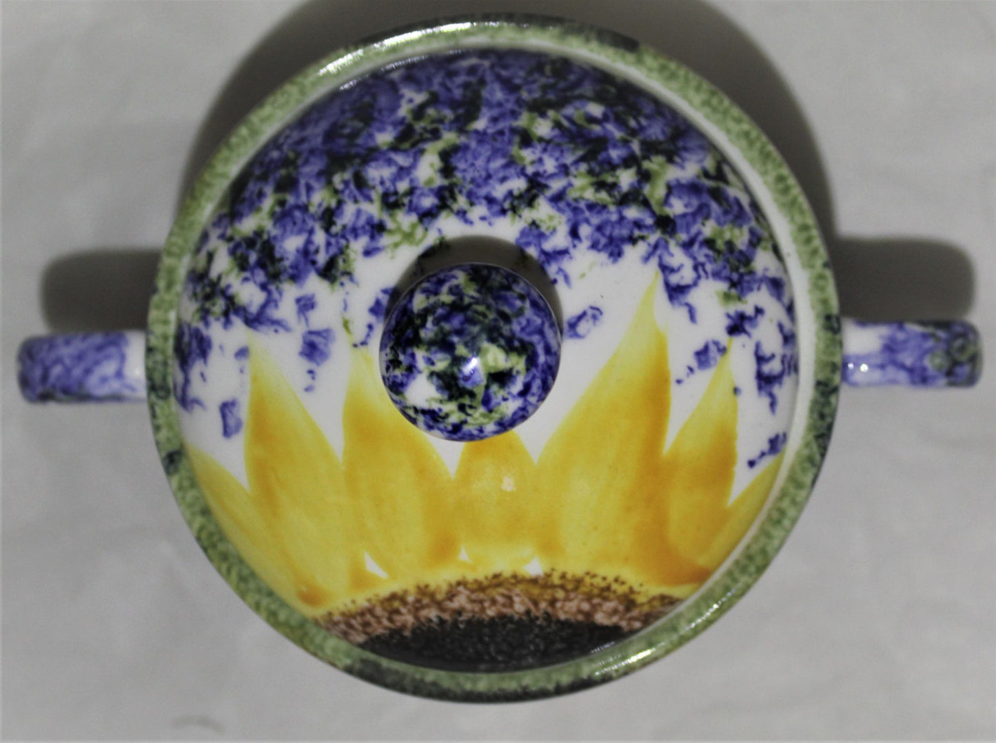 Bone China Sugar Pot - Studio Poole Vincent design