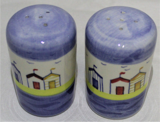 Cruet Set - Beach Huts design