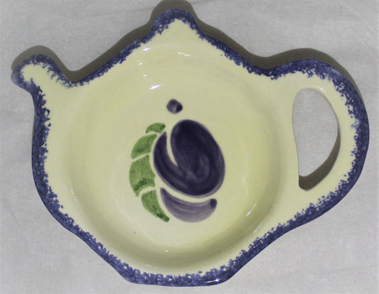 Tea Bag Tidy - Studio Poole Dorset Fruits Plums design