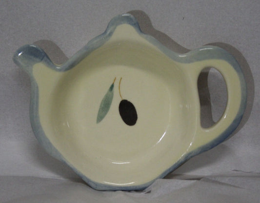 Tea Bag Tidy - Blue Fresco design