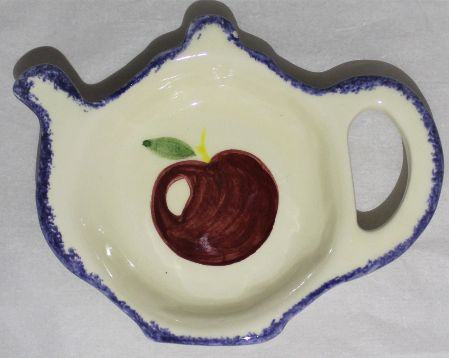 Tea Bag Tidy - Studio Poole Dorset Fruits Apples design