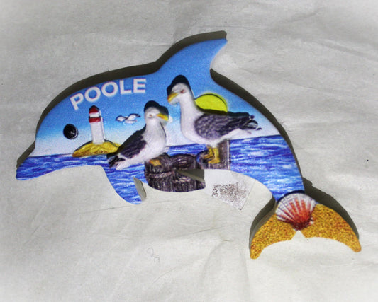 Studio Poole 2025 POOLE Dolphin Resin Magnet