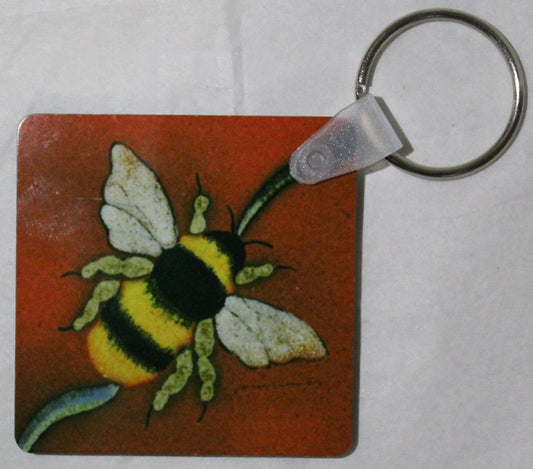 Keyring - Red Bees