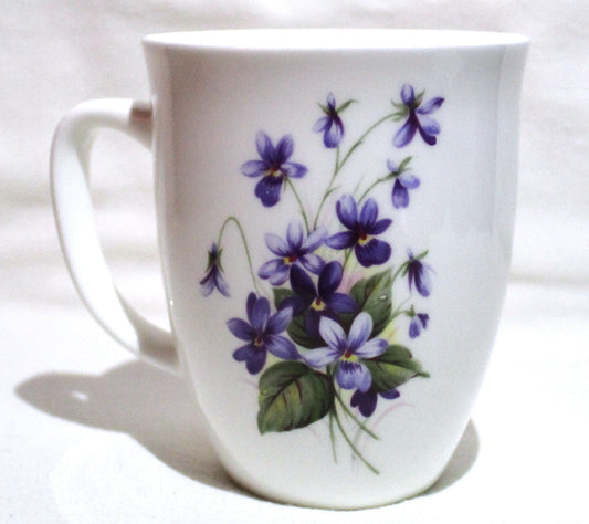 Bone China Floral Birth Month Mug - April