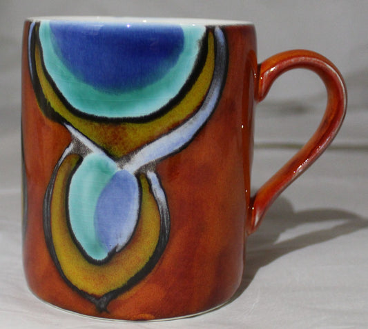 Mug - Studio Poole Peacock design