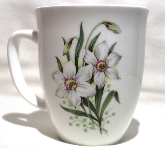 Bone China Floral Birth Month Mug - March