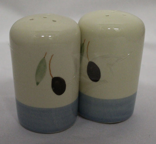 Cruet Set - Blue Fresco design