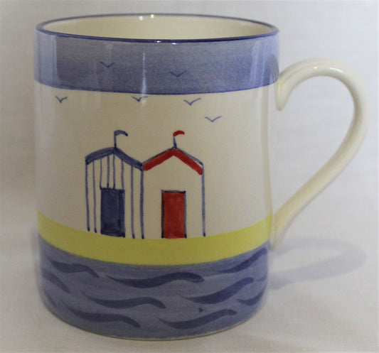 Mug - Studio Poole Beach Huts design