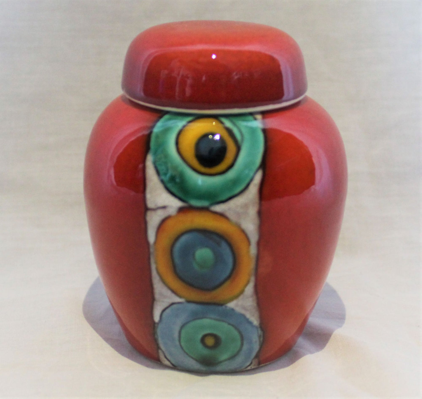 Small Ginger Jar - Eternity design Hand Thrown