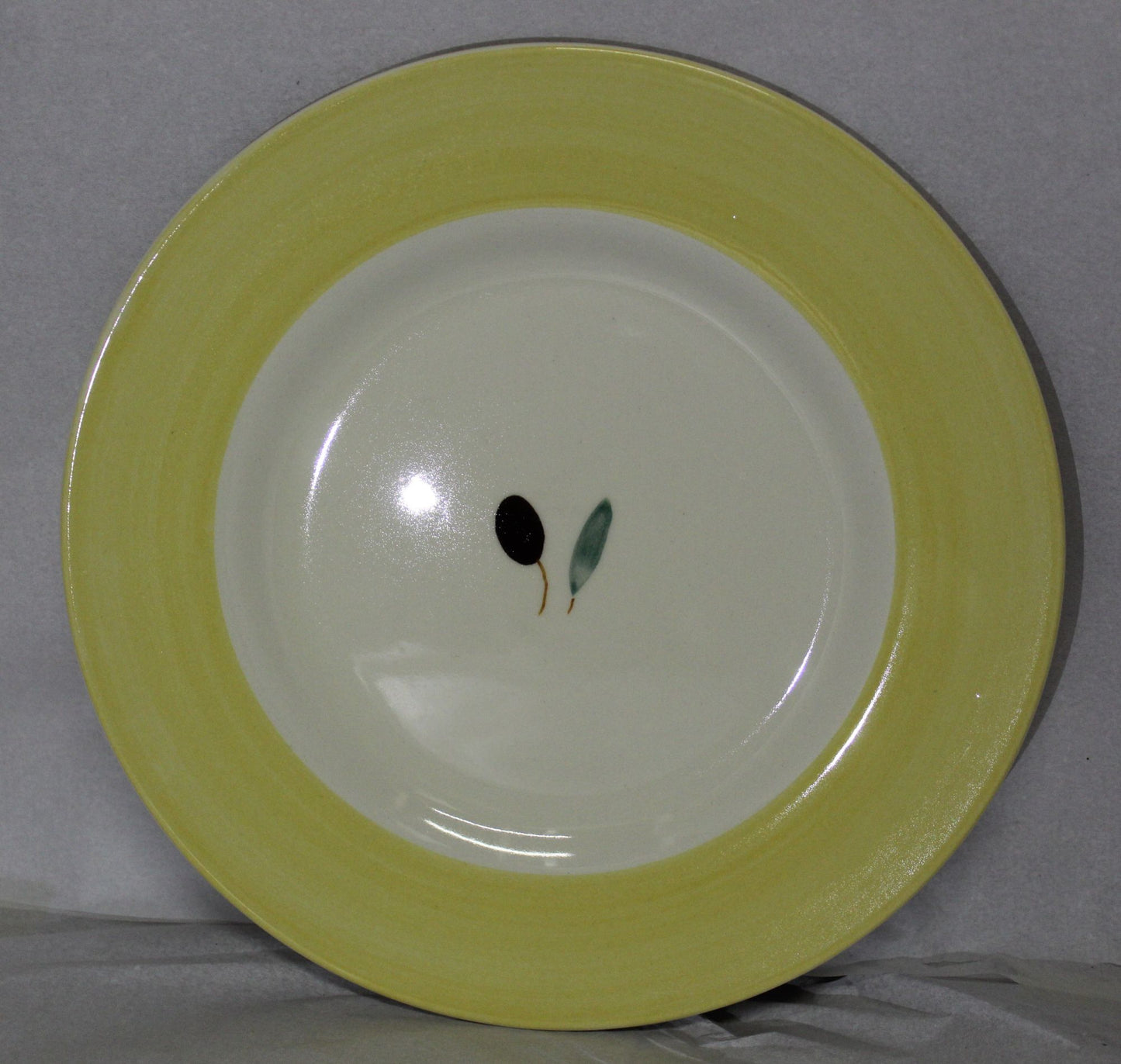 Side Plate - Yellow Fresco design