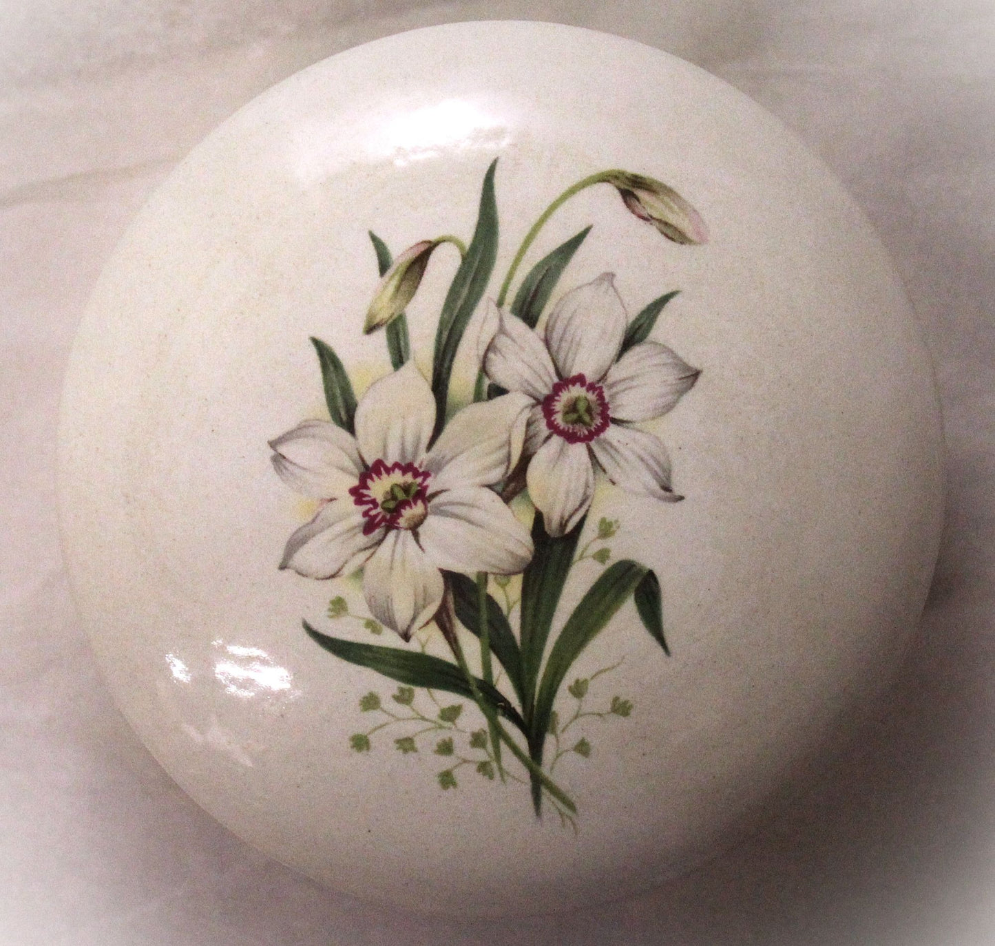 Floral Birth Month Trinket Box - March
