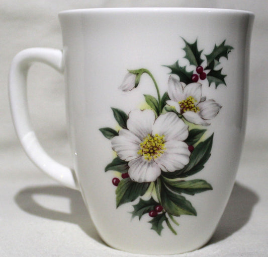 Bone China Floral Birth Month Mug - December