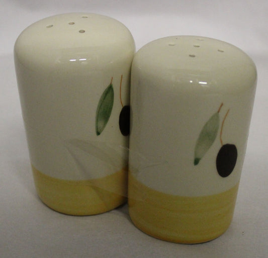 Cruet Set - Yellow Fresco design
