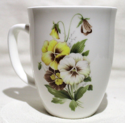 Bone China Floral Birth Month Mug - August