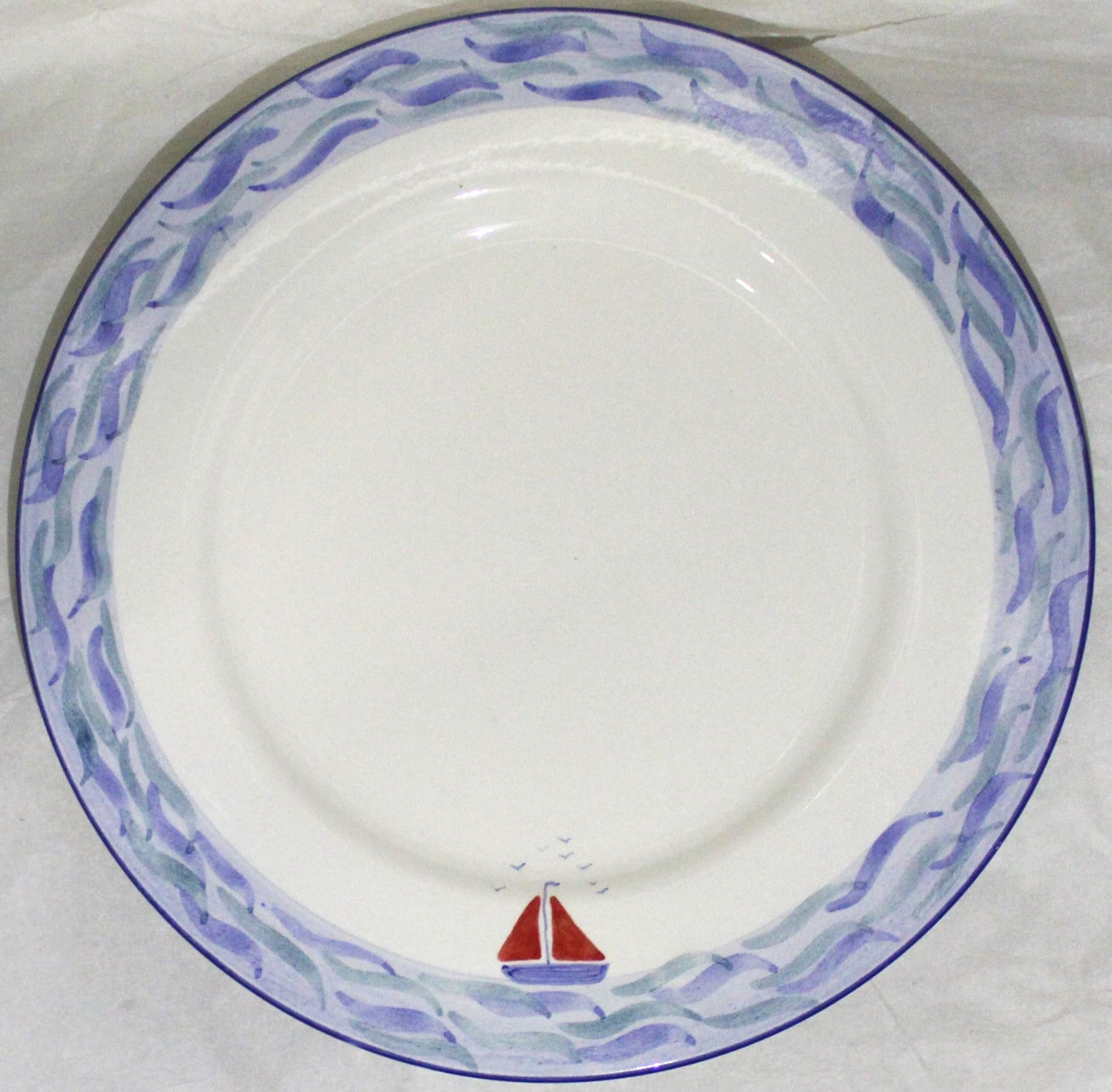 Dinner Plate - Studio Poole Boats design