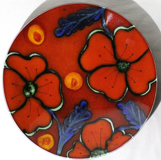 Shape 4 Display Bowl - Studio Poole Poppyfield design