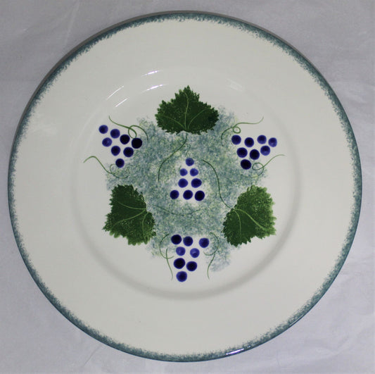 Dinner Plate - Studio Poole Vinyard design