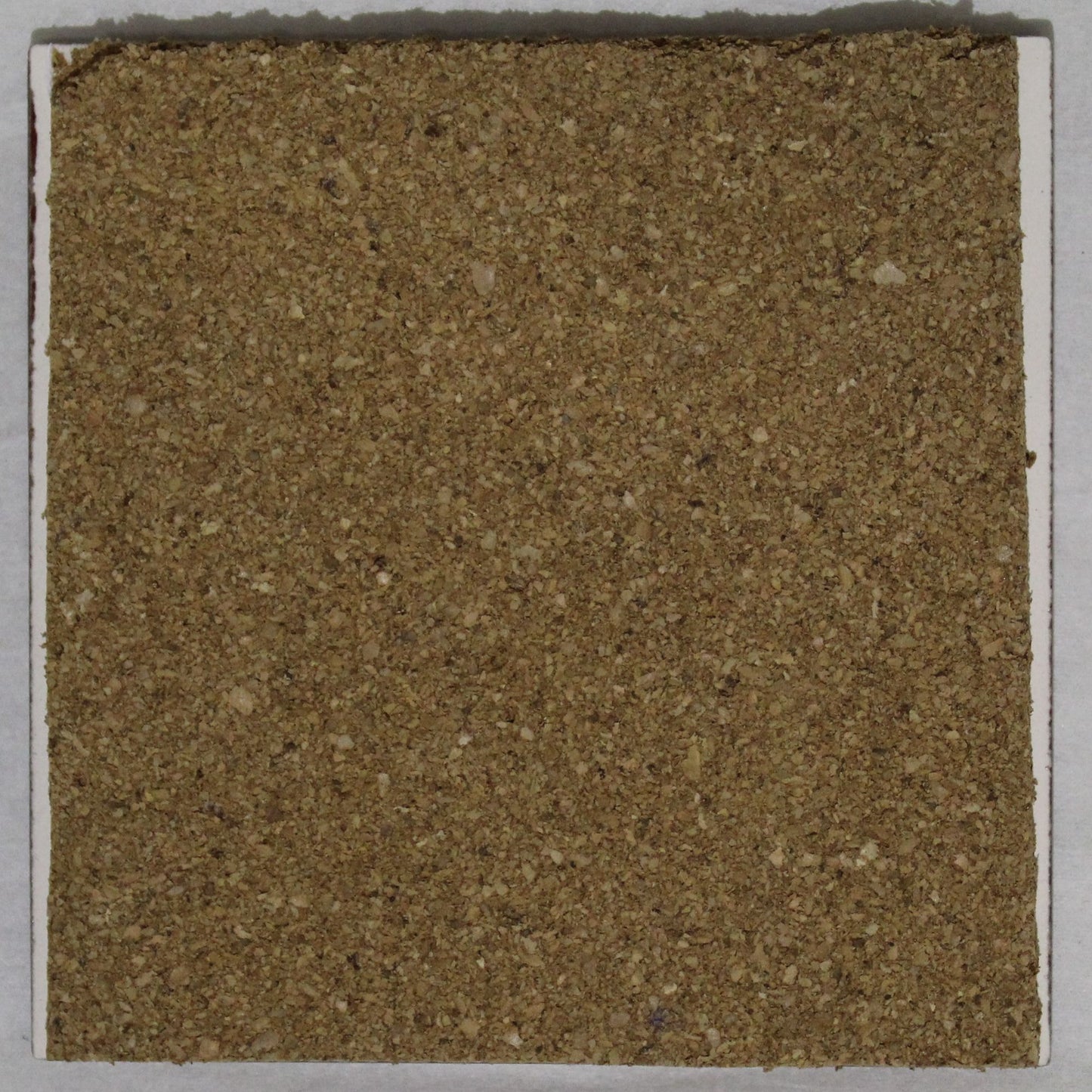 Ceramic hand painted coaster Cork backed for protection (square) - Studio Poole Gemstones design