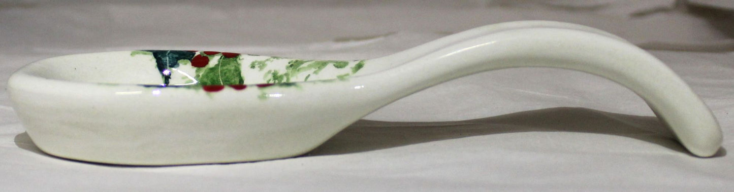 Small Spoon Rest - Studio Poole Winter Vine design