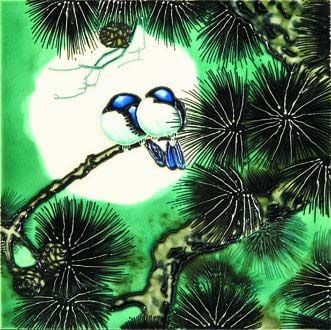 Ceramic Trivet - Love Birds