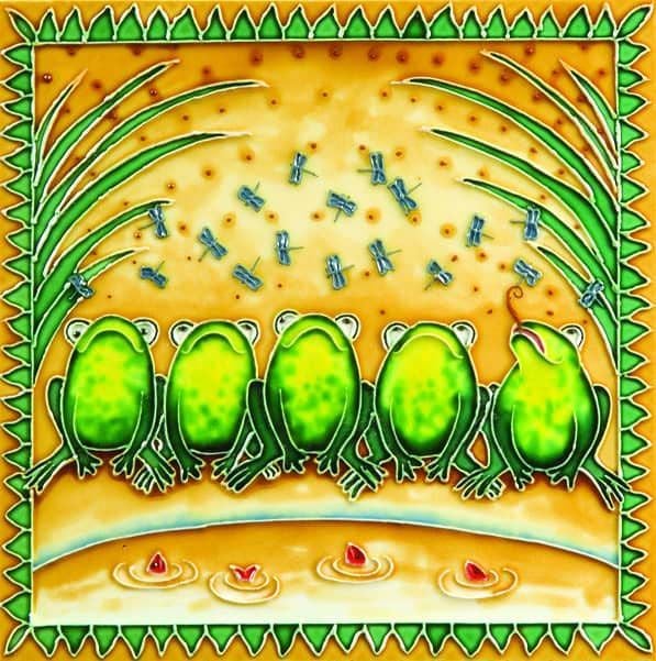 Ceramic Trivet - Fly Fishing