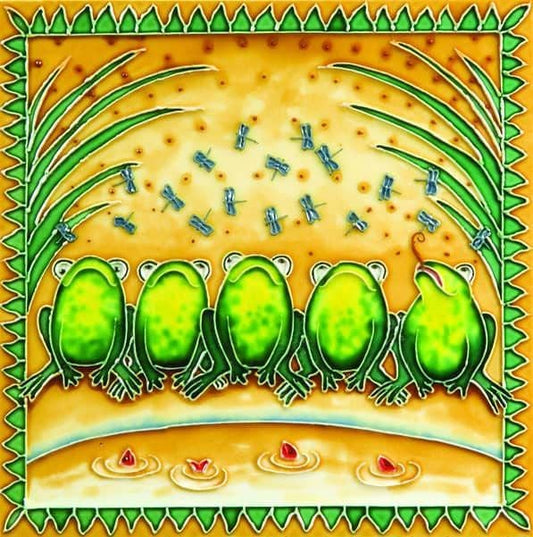 Ceramic Trivet - Fly Fishing