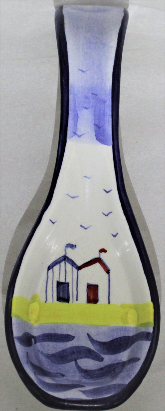 Small Spoon Rest - Studio Poole Beach Huts design