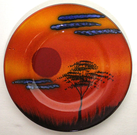 8.5in Display Plate - Studio Poole African Sky design